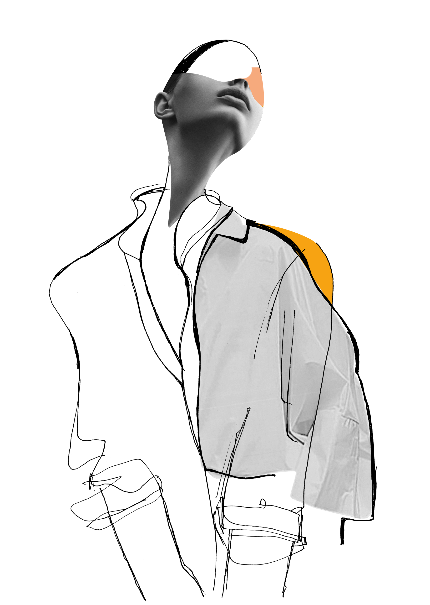 Person Fine Line Art